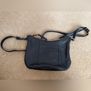 NEW Michael Kors Lupita Medium Messenger Crossbody Long Strap Purse / Black Bag